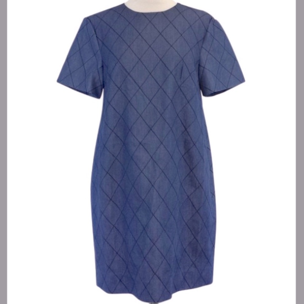 Kate Spade Quilted Denim Chambray Dress - Size 4